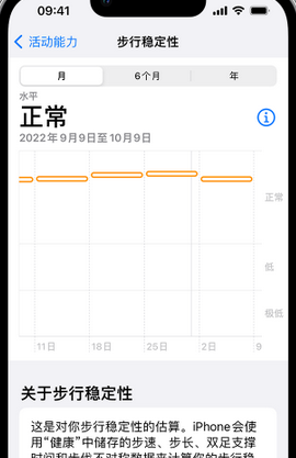 三江iPhone手机维修如何在iPhone开启'步行稳定性通知'
