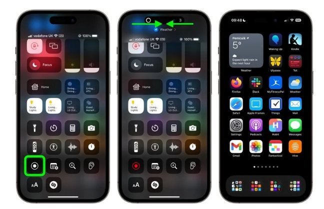 三江苹果手机维修分享iPhone14录屏如何隐藏灵动岛和红色指示器 